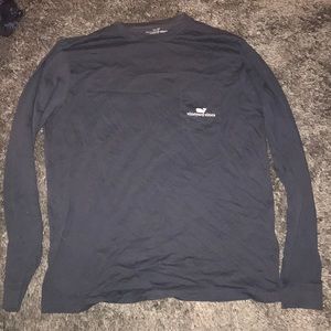 Vineyard vines navy long sleeve shirt